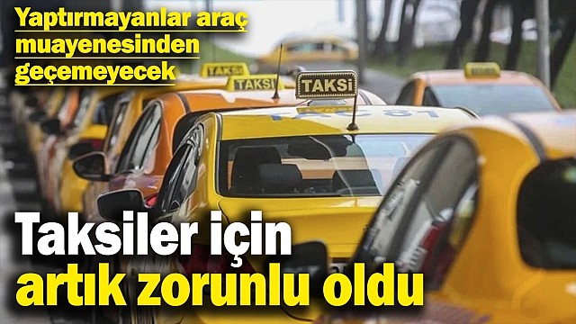 Ticari Taksilerde Kamera Zorunluluğu ?